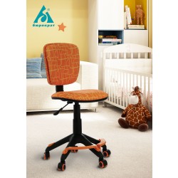 Кресло детское Бюрократ CH-204-F оранжевый жираф крестовина пластик подст.для ног
