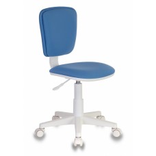 Кресло детское Бюрократ CH-W204NX голубой 26-24 крестовина пластик пластик белый