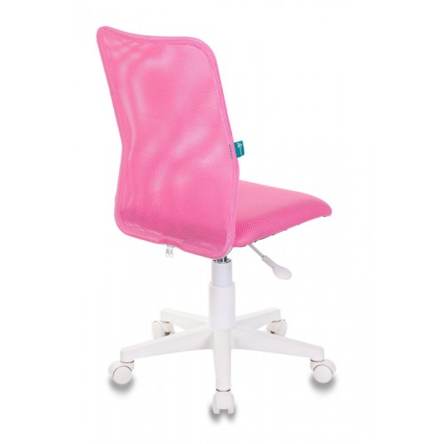 Кресло детское Бюрократ KD-9 розовый TW-06A TW-13А сетка/ткань крестовина пластик пластик белый