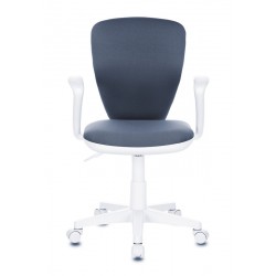 Кресло детское Бюрократ KD-W10AXSN серый 26-25 крестовина пластик пластик белый
