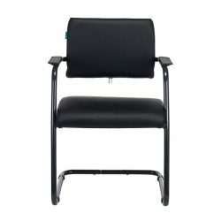 Кресло Бюрократ CH-271N-V черный Leather Black эко.кожа полозья металл черный