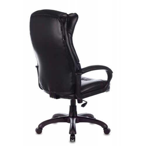 Кресло руководителя Бюрократ CH-879N черный Leather Venge Black искусственная кожа крестовина пластик