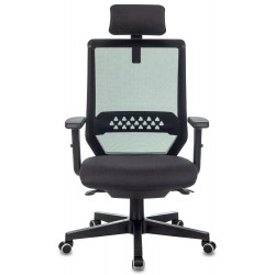 Кресло руководителя Бюрократ Expert черный TW-01 38-418 сетка/ткань с подголов. крестовина пластик