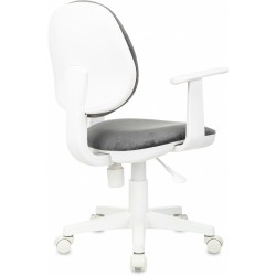 Кресло детское Бюрократ CH-W356AXSN серый Light-19 крестов. пластик пластик белый
