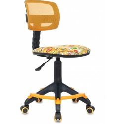 Кресло детское Бюрократ CH-299-F оранжевый TW-38-3 сиденье оранжевый бэнг сетка/ткань крестов. пластик подст.для ног