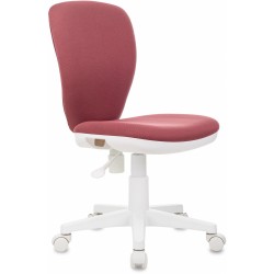 Кресло детское Бюрократ KD-W10 розовый 26-31 крестов. пластик пластик белый