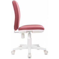 Кресло детское Бюрократ KD-W10 розовый 26-31 крестов. пластик пластик белый