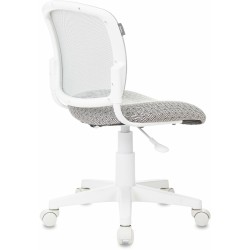 Кресло детское Бюрократ CH-W296NX светло-серый TW-02 Twist сетка/ткань крестов. пластик пластик белый