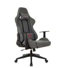 Кресло игровое Zombie Neo серый 3C1 с подголов. крестов. пластик
