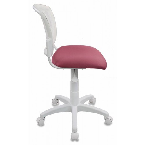 Кресло детское Бюрократ CH-W296NX белый TW-15 сиденье розовый 26-31 сетка/ткань крестовина пластик пластик белый