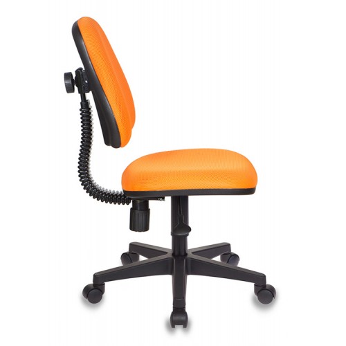 Кресло детское Бюрократ KD-4 оранжевый TW-96-1 крестовина пластик