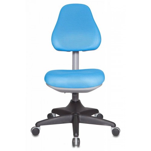 Кресло детское Бюрократ KD-2 светло-голубой TW-55 крестовина пластик