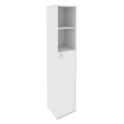 Style Шкаф высокий узкий правый Л.СУ-1.6 (R) Белый 412*410*1980 