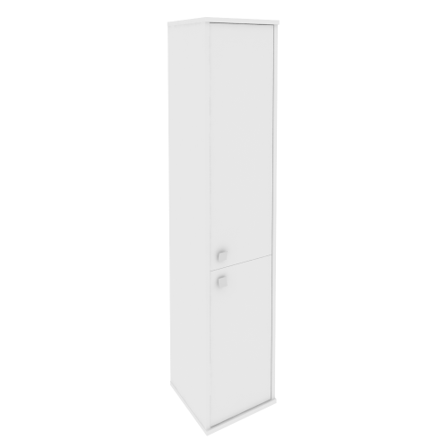 Style Шкаф высокий узкий правый Л.СУ-1.3 (R) Белый 412*410*1980 