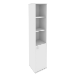 Style Шкаф высокий узкий правый Л.СУ-1.1 (R) Белый 412*410*1980 