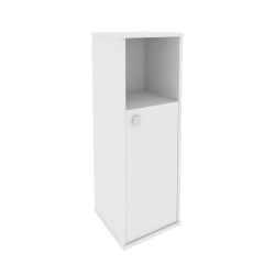 Style Шкаф средний узкий правый Л.СУ-2.1 (R) Белый 412*410*1215 