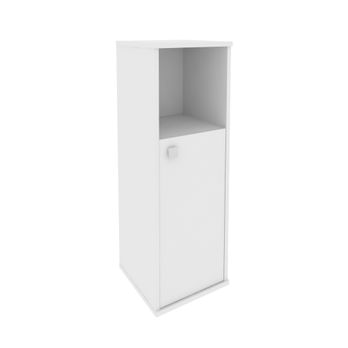 Style Шкаф средний узкий правый Л.СУ-2.1 (R) Белый 412*410*1215 