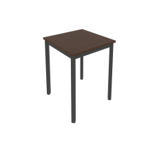 Slim Стол письменный на металлокаркасе С.СП-1.1 Венге/Антрацит металл 600*600*750 