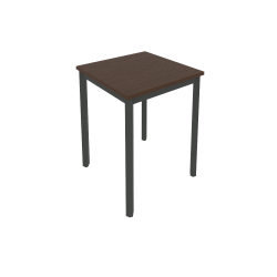 Slim Стол письменный на металлокаркасе С.СП-1.1 Венге/Антрацит металл 600*600*750 
