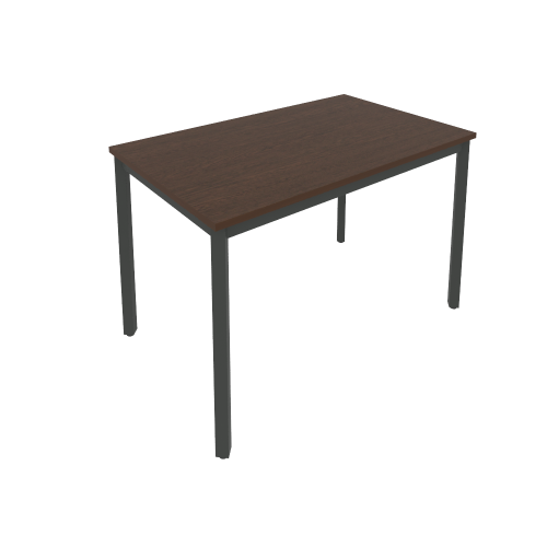 Slim Стол письменный на металлокаркасе С.СП-4 Венге/Антрацит металл 1180*720*750 