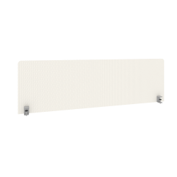 Metal System Экран тканевый для стола Б.ТЭКР-4 Белый 1450*450*22 